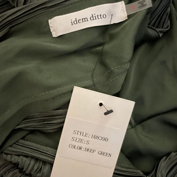 NWT idem ditto Green Dress - Size Small - Picture 5 of 5